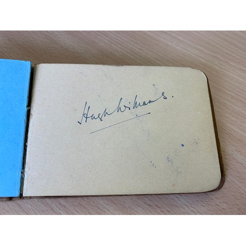 291 - A 1960 autograph book, signatures include Richard Attenborough, Herbert Lom, Googie Withers, Petula ... 