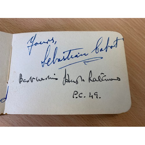 291 - A 1960 autograph book, signatures include Richard Attenborough, Herbert Lom, Googie Withers, Petula ... 