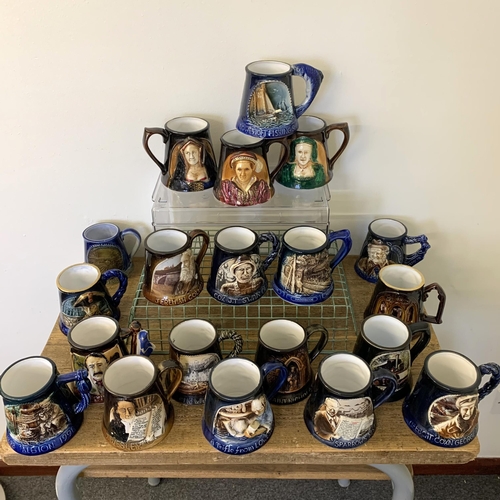 199 - Twenty limited edition boxed and unboxed Great Yarmouth pottery mugs including Jeremiah Coleman 92/5... 