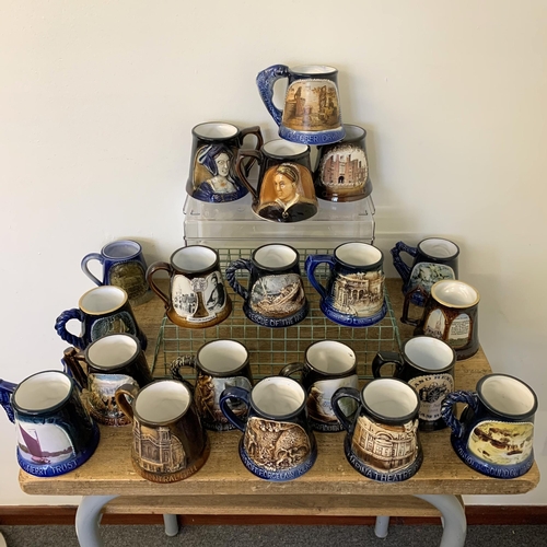 199 - Twenty limited edition boxed and unboxed Great Yarmouth pottery mugs including Jeremiah Coleman 92/5... 