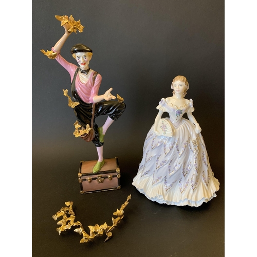 203 - Royal Worcester figurine 'The Last Waltz', limited edition 2,898/12,500, 8 1/2