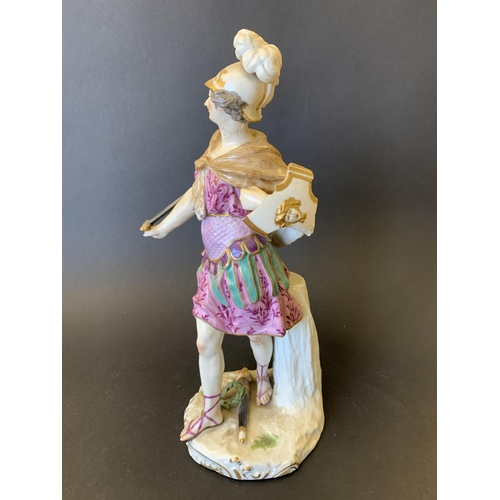 204 - A 19th Century porcelain figurine of possibly Diana the Huntress, 11