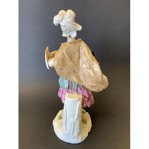 204 - A 19th Century porcelain figurine of possibly Diana the Huntress, 11