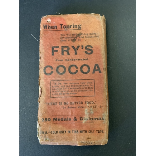 52 - A late Victorian/early 20th Century linen backed Bacon's New Cycling Road Map of Bedford and Distric... 