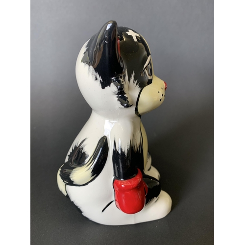 7 - Lorna Bailey 'Ali' (The Boxer) ceramic cat figurine, approx. 5 3/4