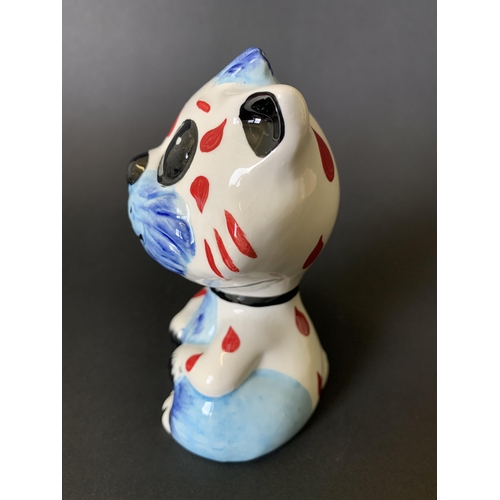 8 - Lorna Bailey 'Tad the Cat' ceramic cat figurine, approx. 4 3/4