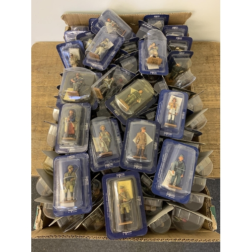 239 - A large collection of packaged Del Prado military figures