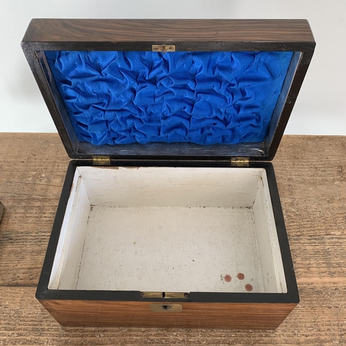 296 - A vintage wooden jewellery box, 9