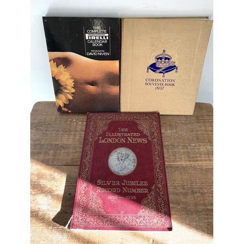 302 - Two vintage Royal books, Silver Jubilee Record Number 1910-1935 and Coronation souvenir book 1937 pl... 