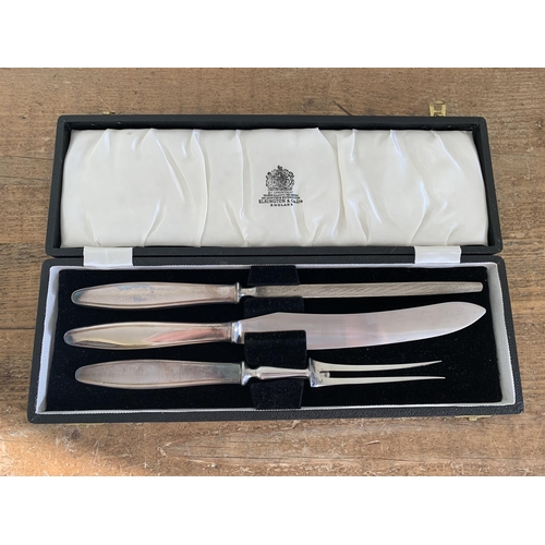 304 - A boxed Elkington & Co Ltd carving set in its original box