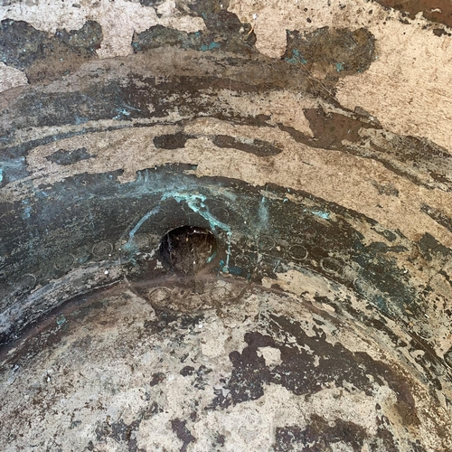 426 - A late 18th/early 19th Century laundry copper copper with original brass tap, 50 gallon, 23