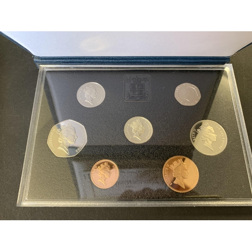 103 - Two boxed Royal Mint 1985 and 1988 proof coins collections