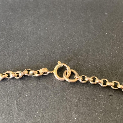 116 - A 9ct gold necklace, approx. 15