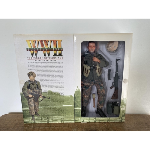 234 - A boxed Dragon action figure 70015 WW2 Budapest 1945 Totenkopf Division NCO 'Herman' (appears comple... 