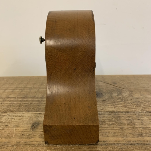 259 - Jaeger Paris 1920's/30's car clock mounted in a wooden case, marked 'BREV SGDG Jaeger Paris' to top,... 