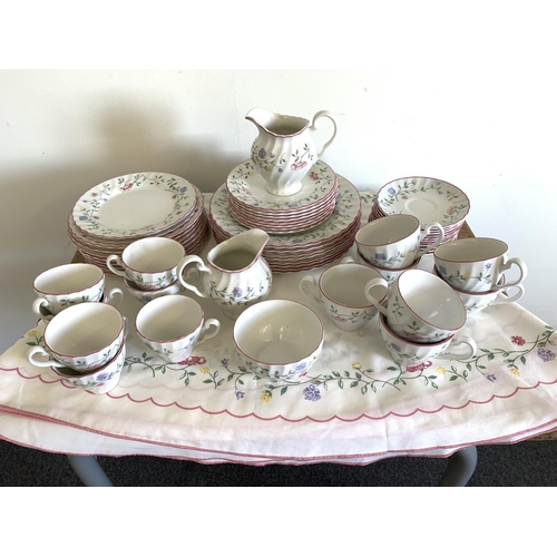 352 - A large part dinner set of Johnson Bros Summer Chintz to include 14 cups, 11 saucers, 8 dinner plate... 