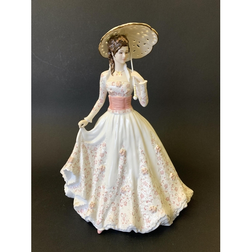 354 - A Royal Worcester 'The Garden Party' limited edition figurine, this numbered 778/7500, 10 1/4