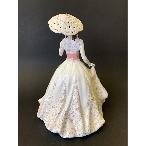 354 - A Royal Worcester 'The Garden Party' limited edition figurine, this numbered 778/7500, 10 1/4