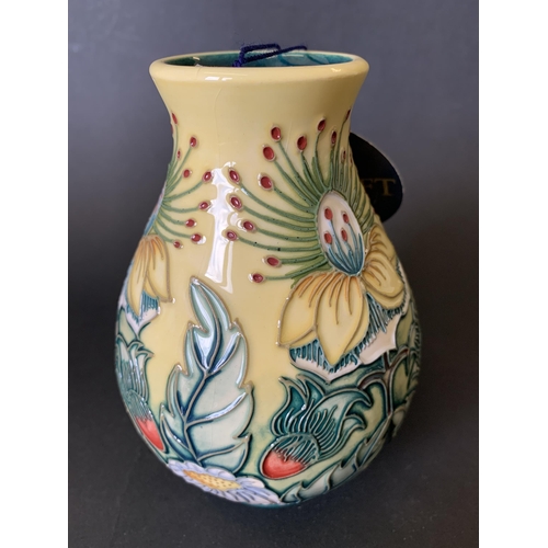 63 - A Moorcroft limited edition vase in the 'Indian Summer' pattern by Nicola Slaney, numbered 12/50, ap... 