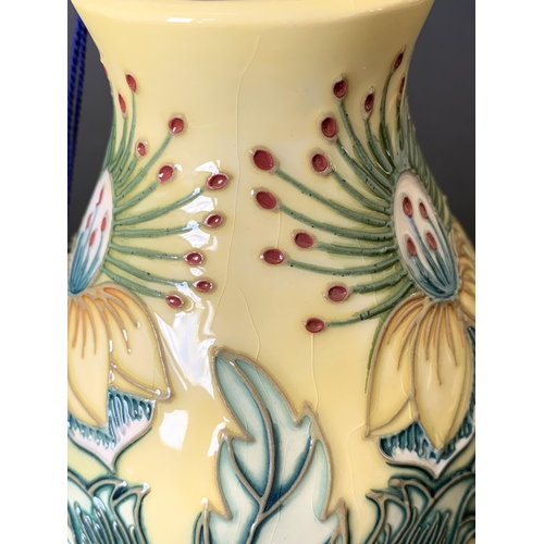 63 - A Moorcroft limited edition vase in the 'Indian Summer' pattern by Nicola Slaney, numbered 12/50, ap... 