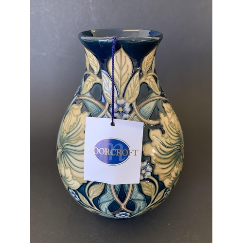 71 - A Moorcroft rare Master vase in the 'Pimpernel Perfection' pattern, designed by Nicola Slaney, marke... 