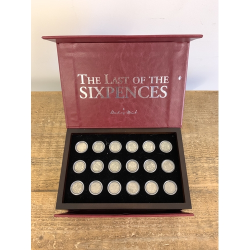 155 - Danbury Mint 'Last of the Six Pences' set with silver and a rare 1952 coin