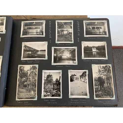 248 - An interesting WW2 era large photograph album detailing one persons journey starting in South Africa... 