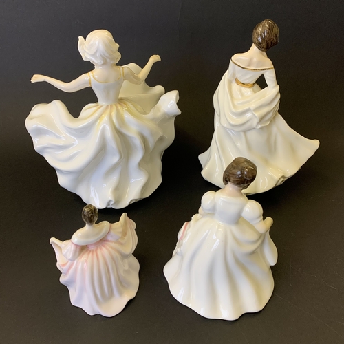 254 - Royal Doulton figurines to include 'Spring Morning' HN3725, 'Amanda' HN3635, 'Sara' HN3219 (as found... 