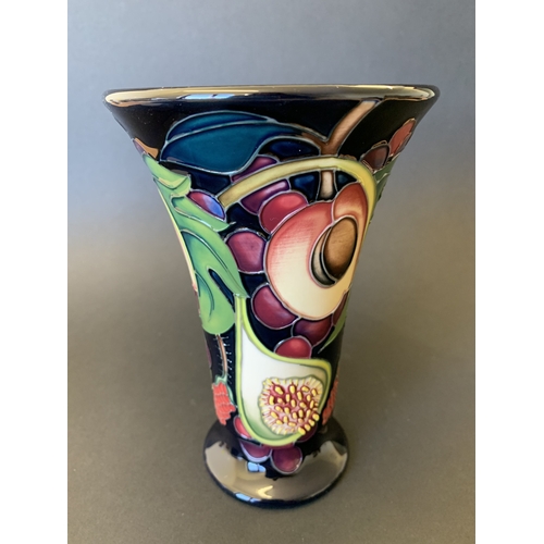 28 - A scarce Moorcroft Master vase in the 'Queens Choice' pattern, marked to base 'Master' with attached... 