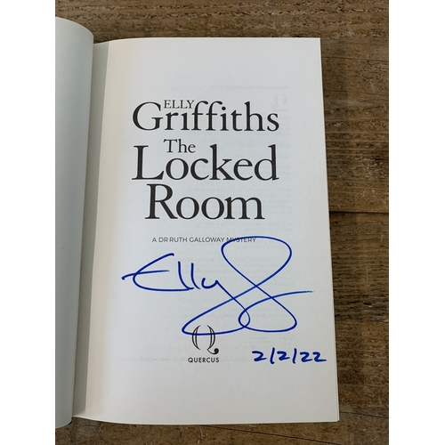 296 - A selection of 'Elly Griffiths' books including three signed editions plus a series of David Walliam... 