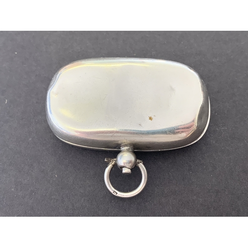 306 - A hallmarked silver double full sovereign case, Birmingham mark, maker WHH, weight approx. 29g (dent... 