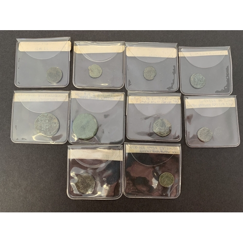 317 - A mixed lot of ten Roman coins