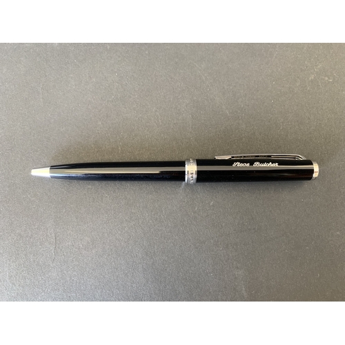 325 - A boxed Mont Blanc MB114797 pen complete with box, warranty card and service guide, the pen had been... 