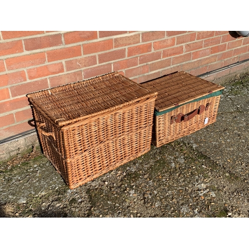 362 - Two wicker hampers