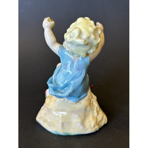 157 - A vintage Royal Worcester Sunday's Child porcelain figurine, approx. 4 1/4