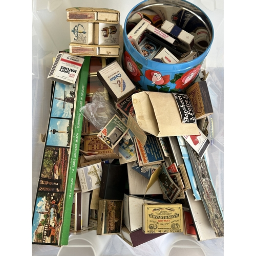 274 - Mixed world matchboxes and box covers/labels