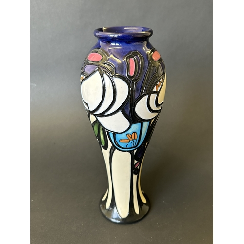 45 - A Moorcroft limited edition vase in the 'Winter in Walberswick' pattern by Emma Bossons, dated 2010 ... 