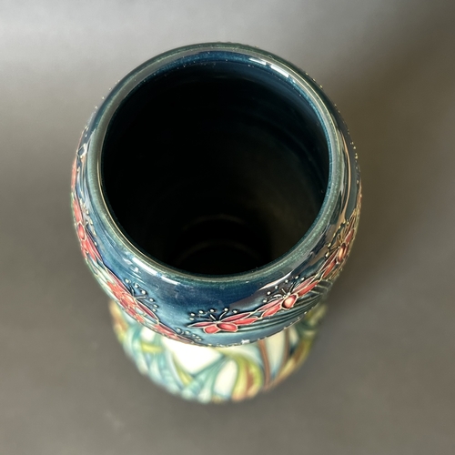 51 - A Moorcroft Trial vase in the 'Gypsy' pattern, designed by Rachel Bishop, marked to the base 'Trial ... 