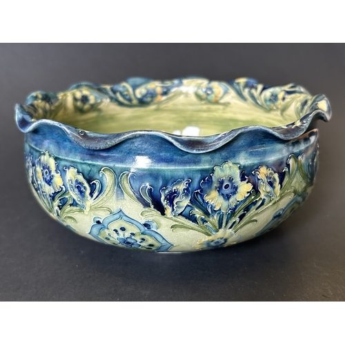 53 - An early Moorcroft for Liberty 'Florian' pattern bowl, circa 1920's, marked to the base with the gre... 