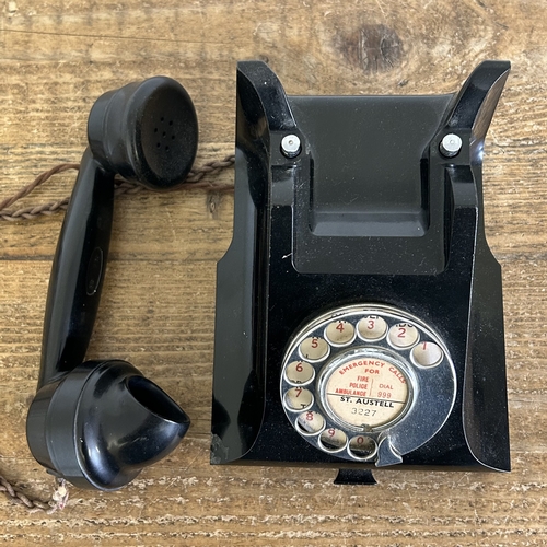 67 - A vintage GPO Model 332 Bakelite telephone with pull out bottom drawer (it has not been converted, s... 