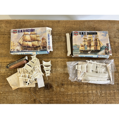 57 - Vintage boxed Airfix, Inpact and Monogram etc model kits (boxes distressed and contents disturbed)