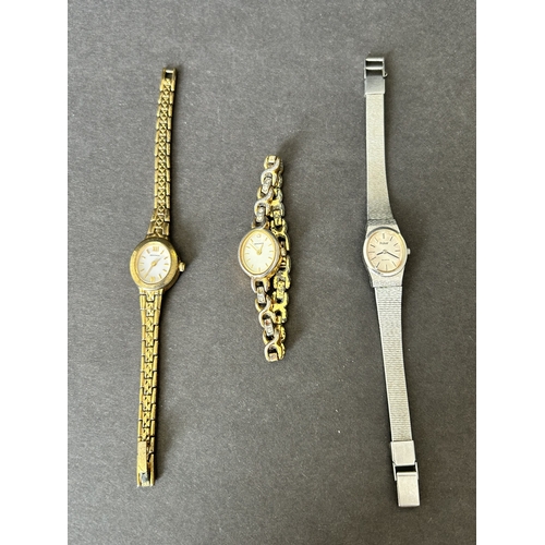 114 - Two ladies Sekonda wristwatches plus a ladies Pulsar quartz wristwatch