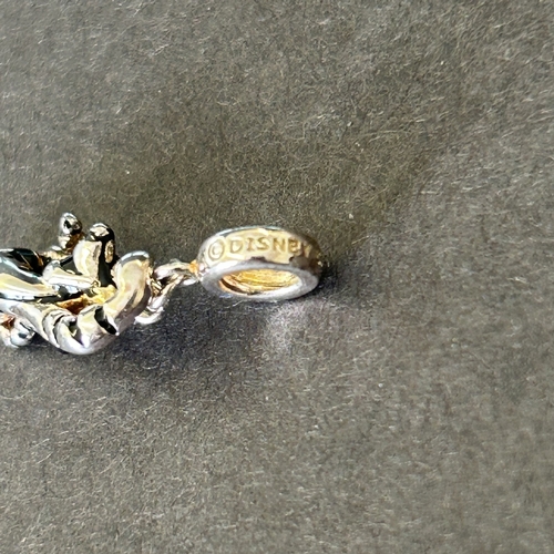 118 - Three small 925 sterling silver 'Chamilia' Disney charms, Minnie Mouse, Eeyore and Tigger