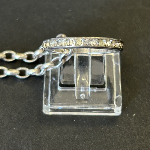 129 - A 925 sterling silver chain, approx. 18