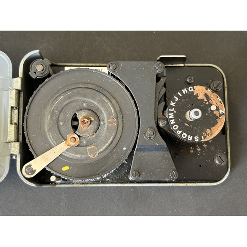 A Hagelin CD-57 Cipher machine, circa 1960's, numbered 66519, 5 1/4