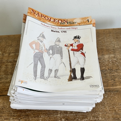 377 - A full set of 100 Napoleon at War booklets by Osprey Publishing (booklets only)