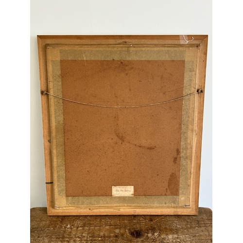 398 - A framed heavy oil on canvas of a still life of flowers, bears signature lower right, possibly Charl... 