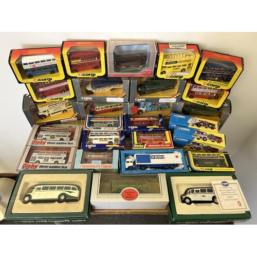 68 - A box of mixed die cast collectors vehicles including Corgi, Dinky etc (boxes with mild storage wear... 
