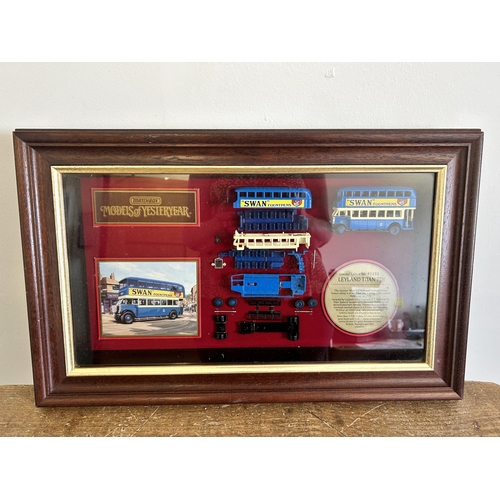 72 - A wooden boxed Matchbox Models of Yesteryear limited edition Leyland Titan TDI buses, No.01191