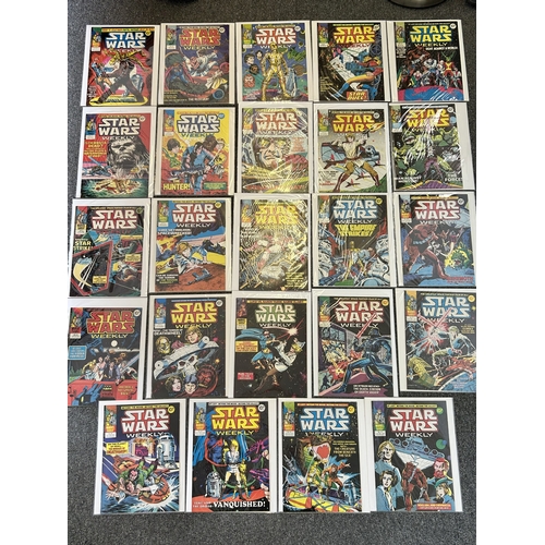77 - Twenty four 1978/79 Star Wars weekly comics (well kept, mild use)